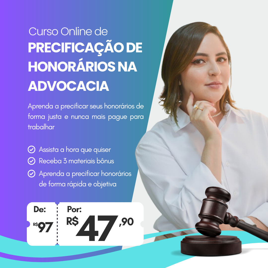 Curso Online de Precificação de Honorários na Advocacia